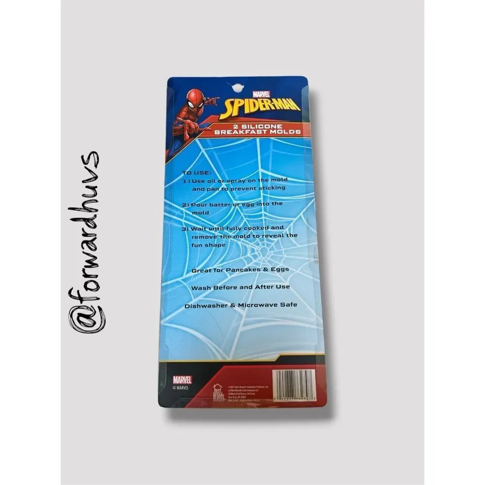 Marvel Spider‑Man Silicone Breakfast Molds – 2 Pack – 2021